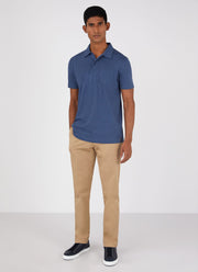 Men's Riviera Polo Shirt in Atlantic Blue