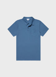 Men's Riviera Polo Shirt in Bluestone