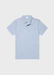 Men's Riviera Polo Shirt in Smoke Blue