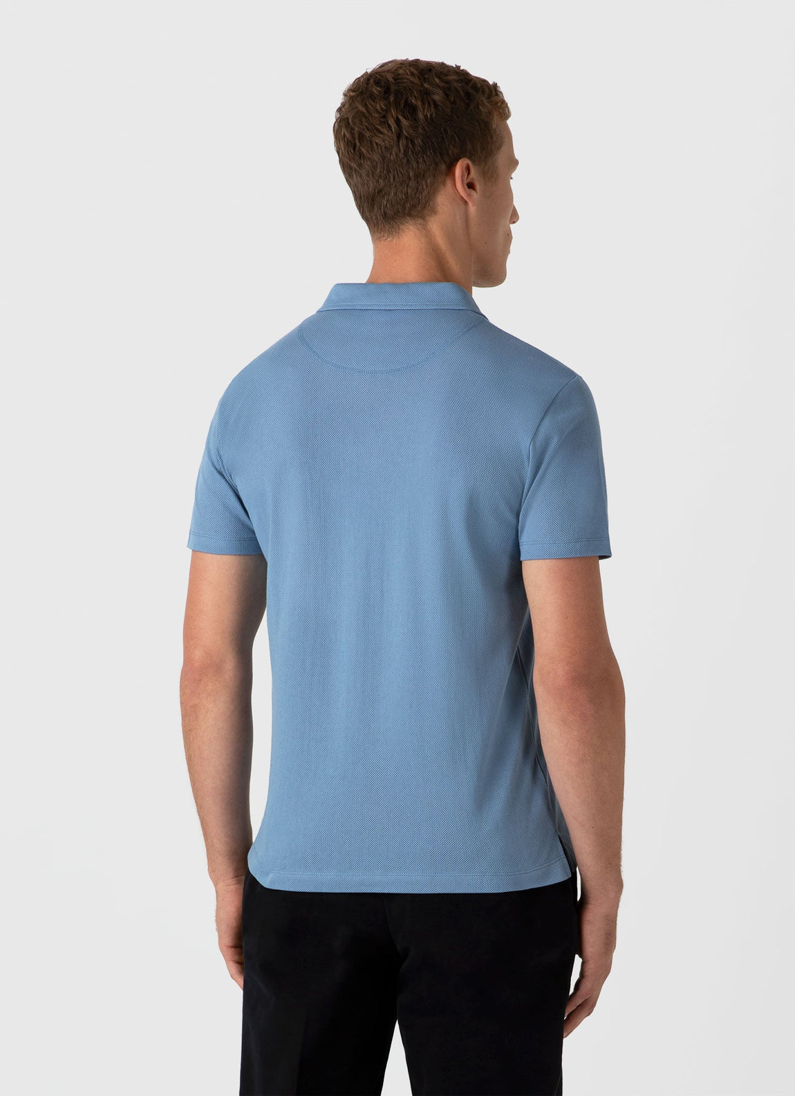 Men's Riviera Polo Shirt in Como Blue