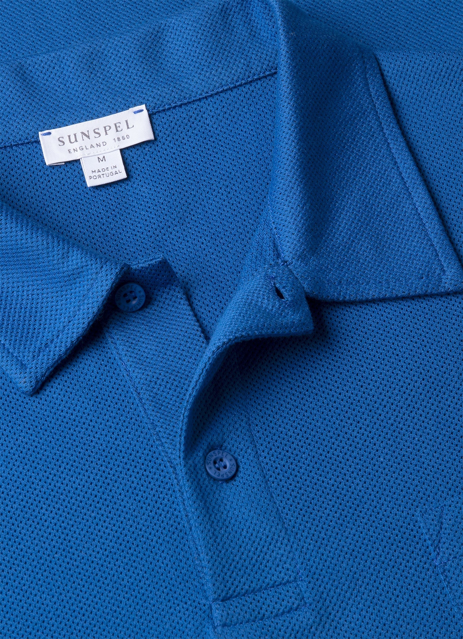 Men's Riviera Polo Shirt in Cobalt