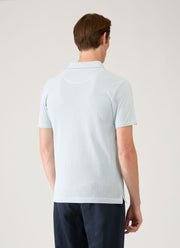 Men's Riviera Polo Shirt in Pastel Blue