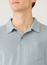 Men's Riviera Polo Shirt in Stone Blue
