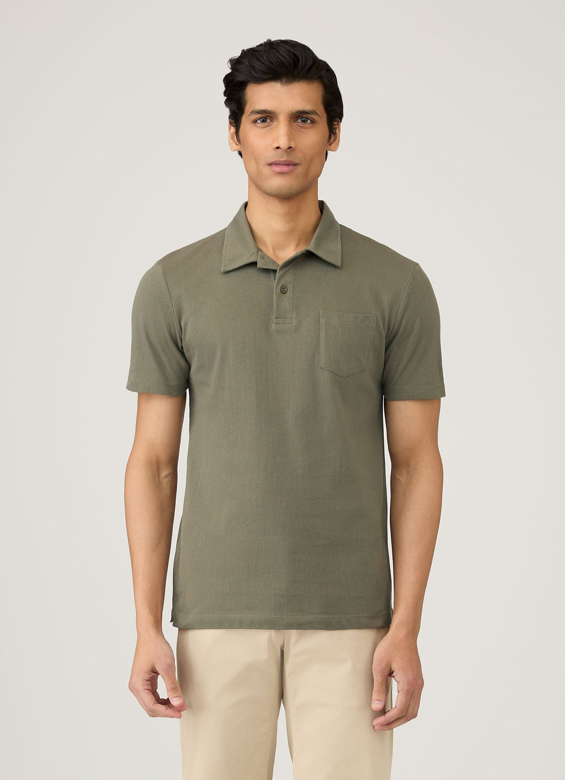 Men's Riviera Polo Shirt in Khaki