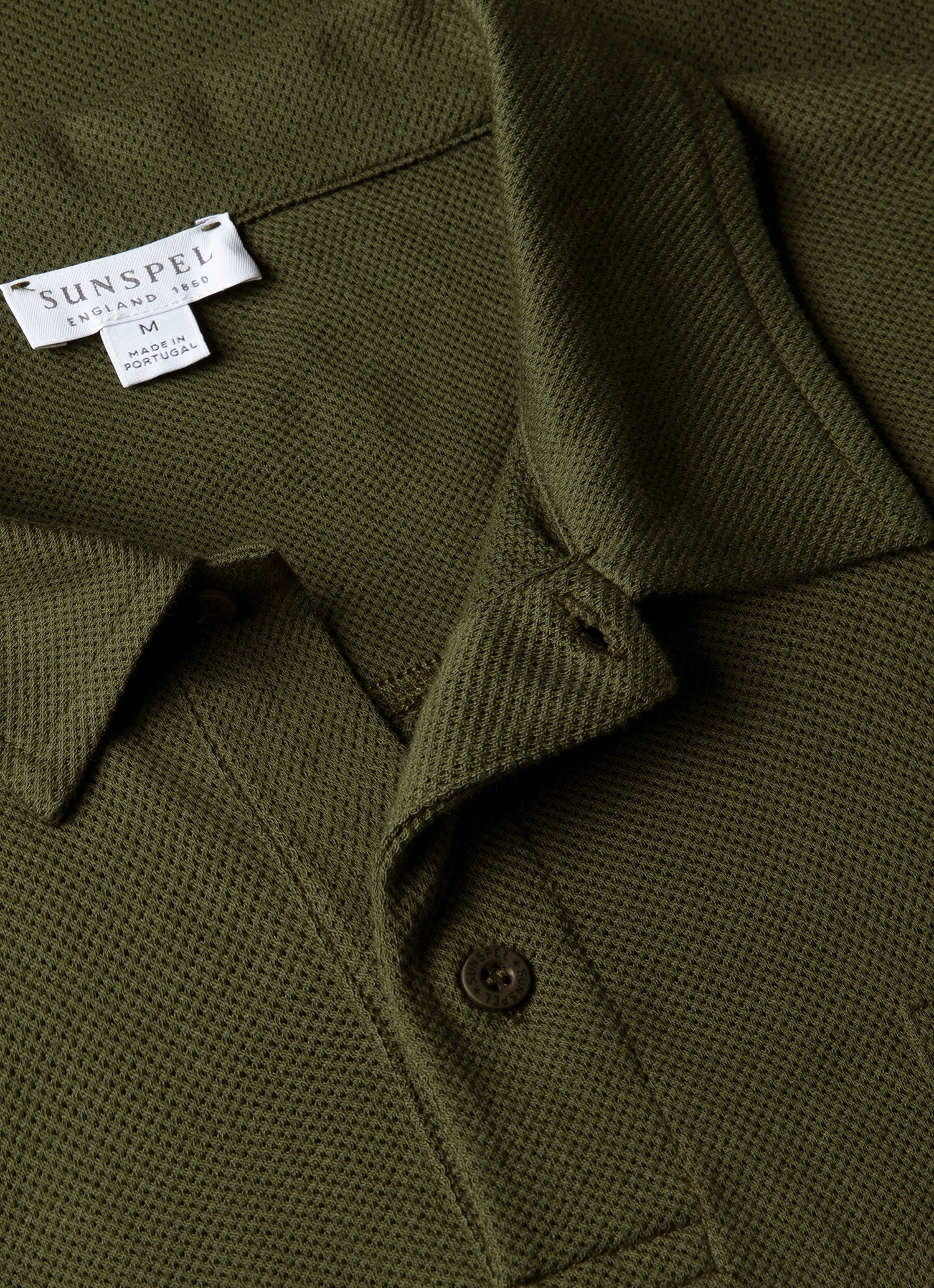 Men's Riviera Polo Shirt in Deep Olive