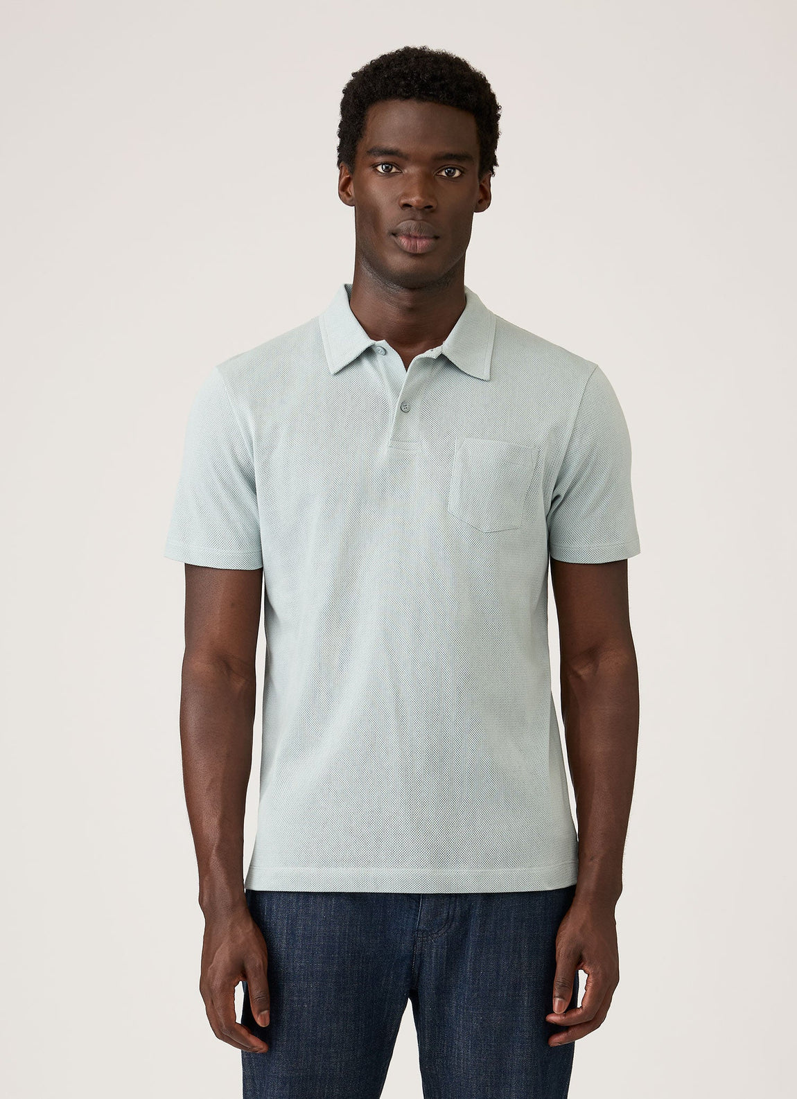 Men's Riviera Polo Shirt in Haar
