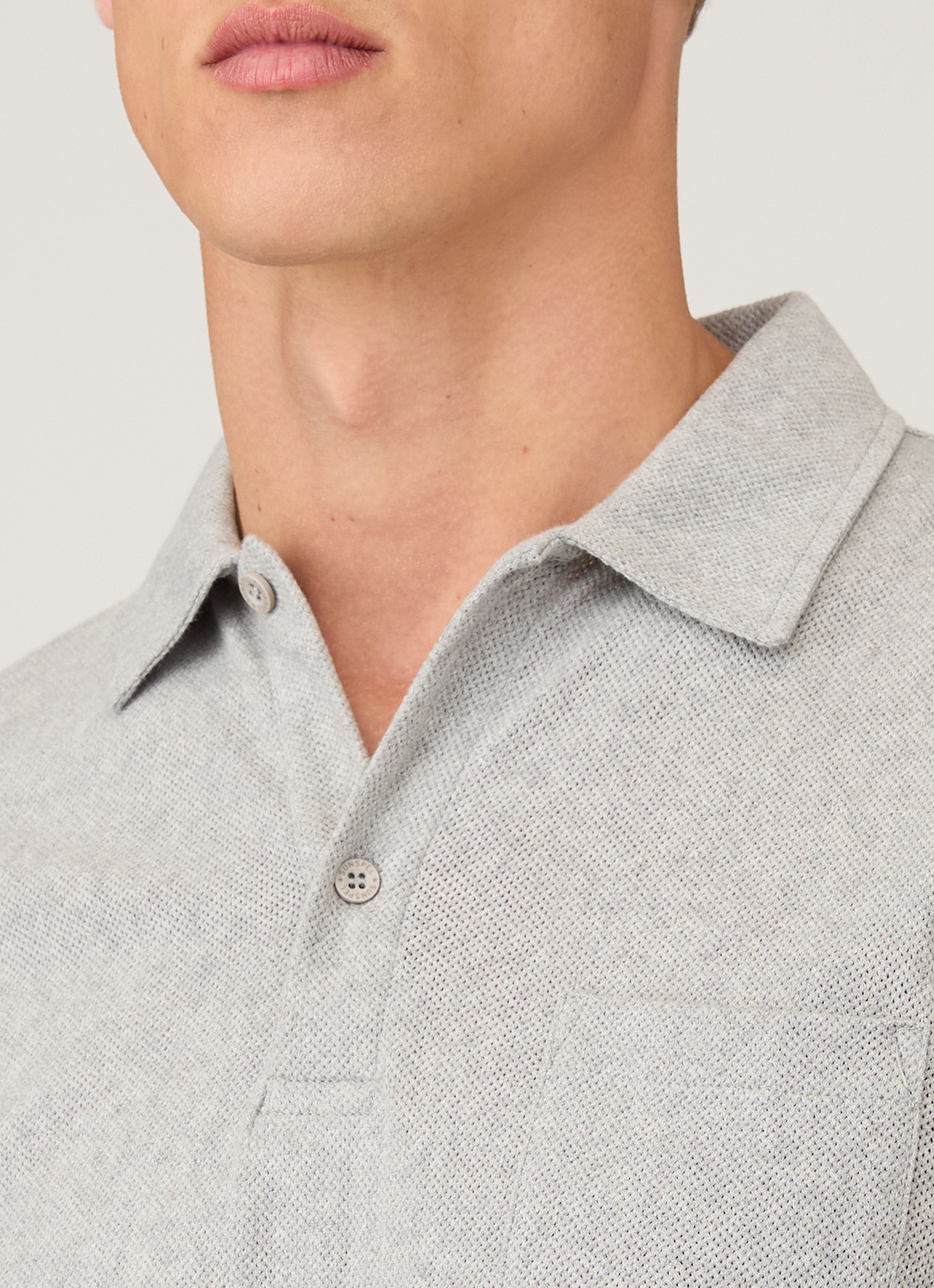 ultimus Offset Button Polo Shirt グレー 半袖 ultimus Offset Button Polo Shirt グレー 半袖 【公式通販】