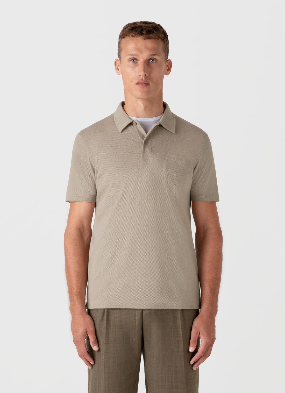 Men's Riviera Polo Shirt in Ash Grey