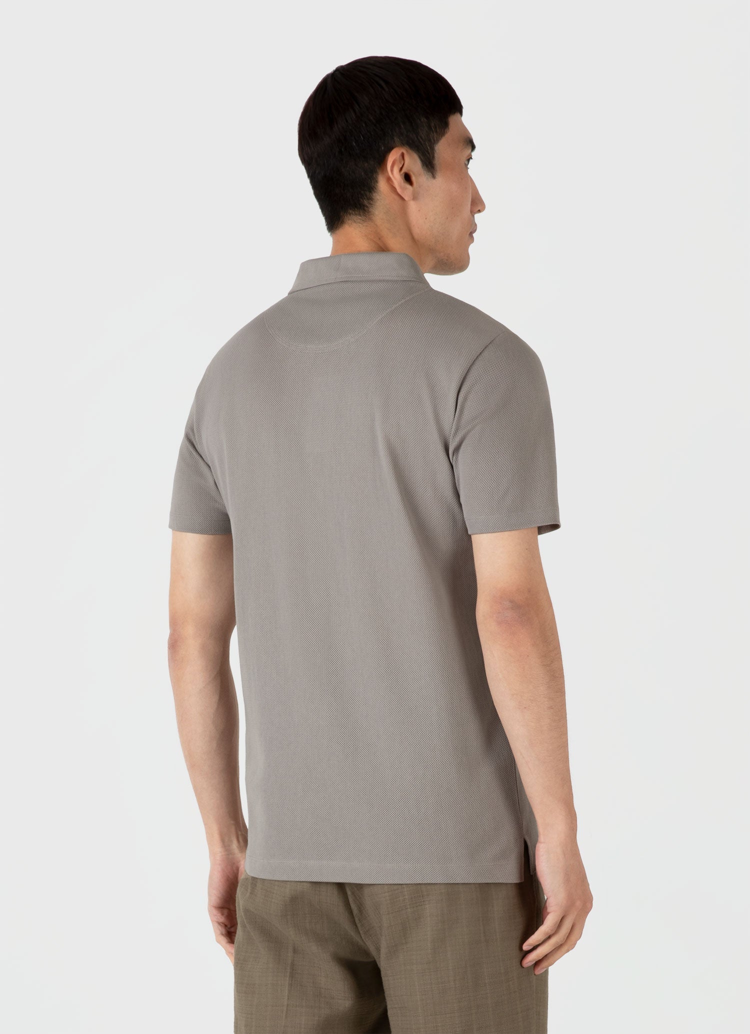 Men's Riviera Polo Shirt in Pewter