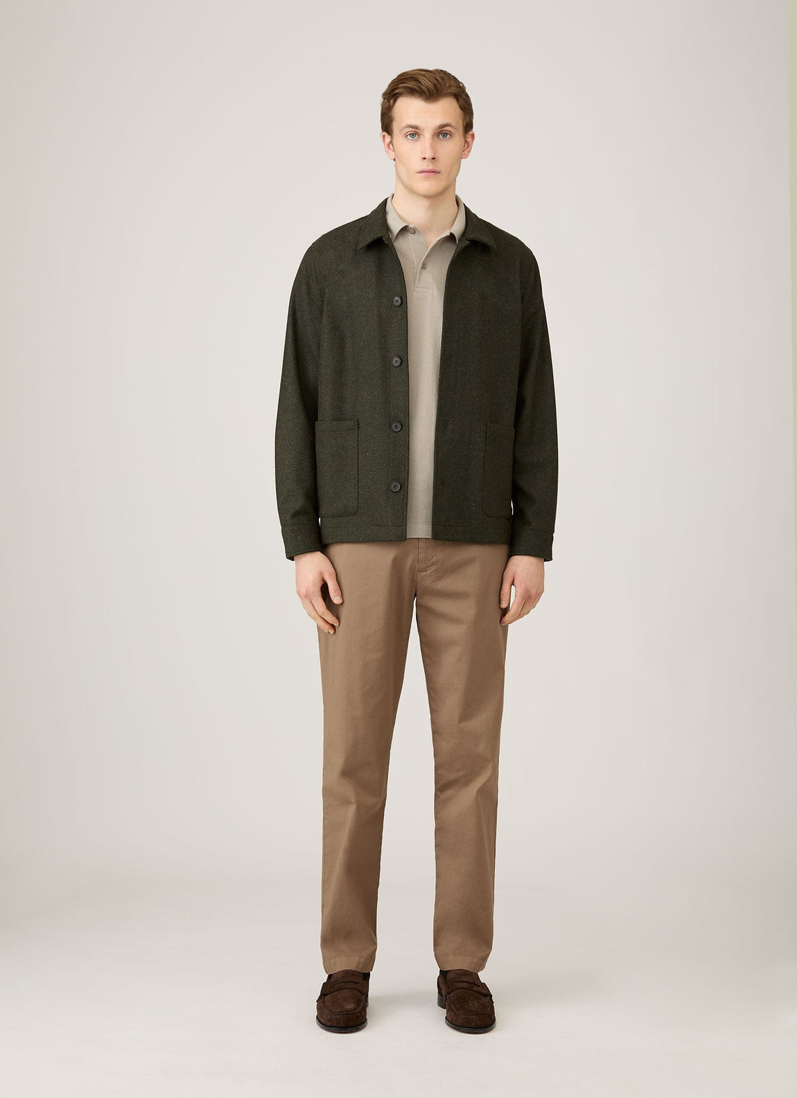 Men's Riviera Polo Shirt in Fog