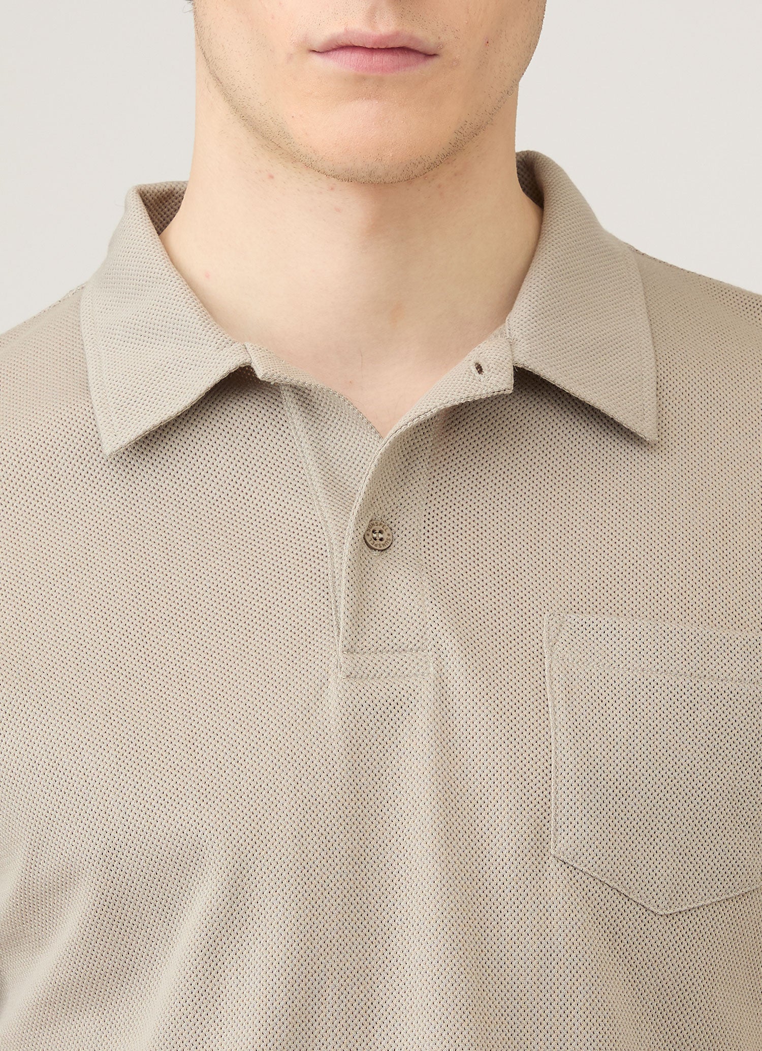 Men's Riviera Polo Shirt in Fog