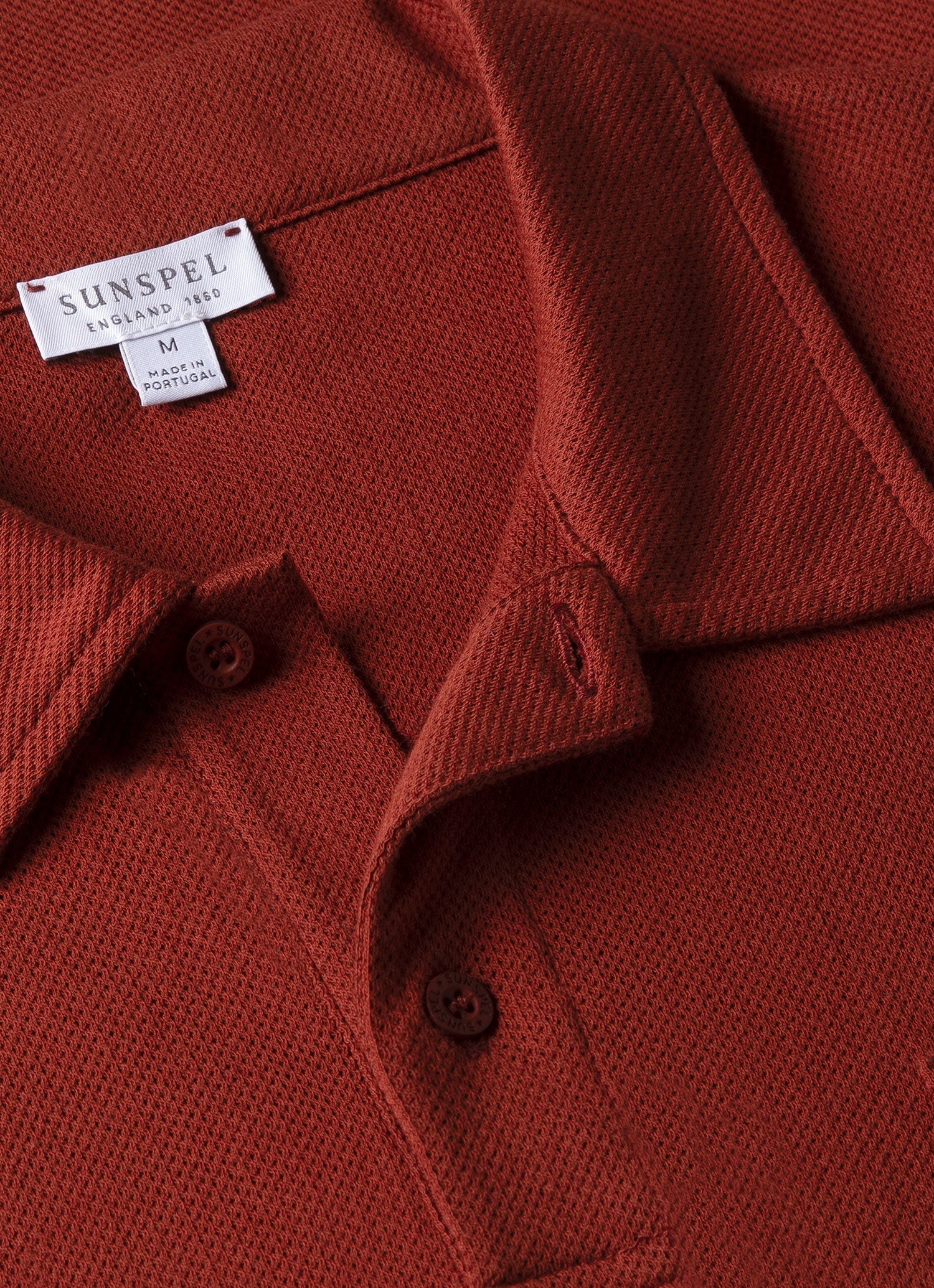 Men's Riviera Polo Shirt in Rust