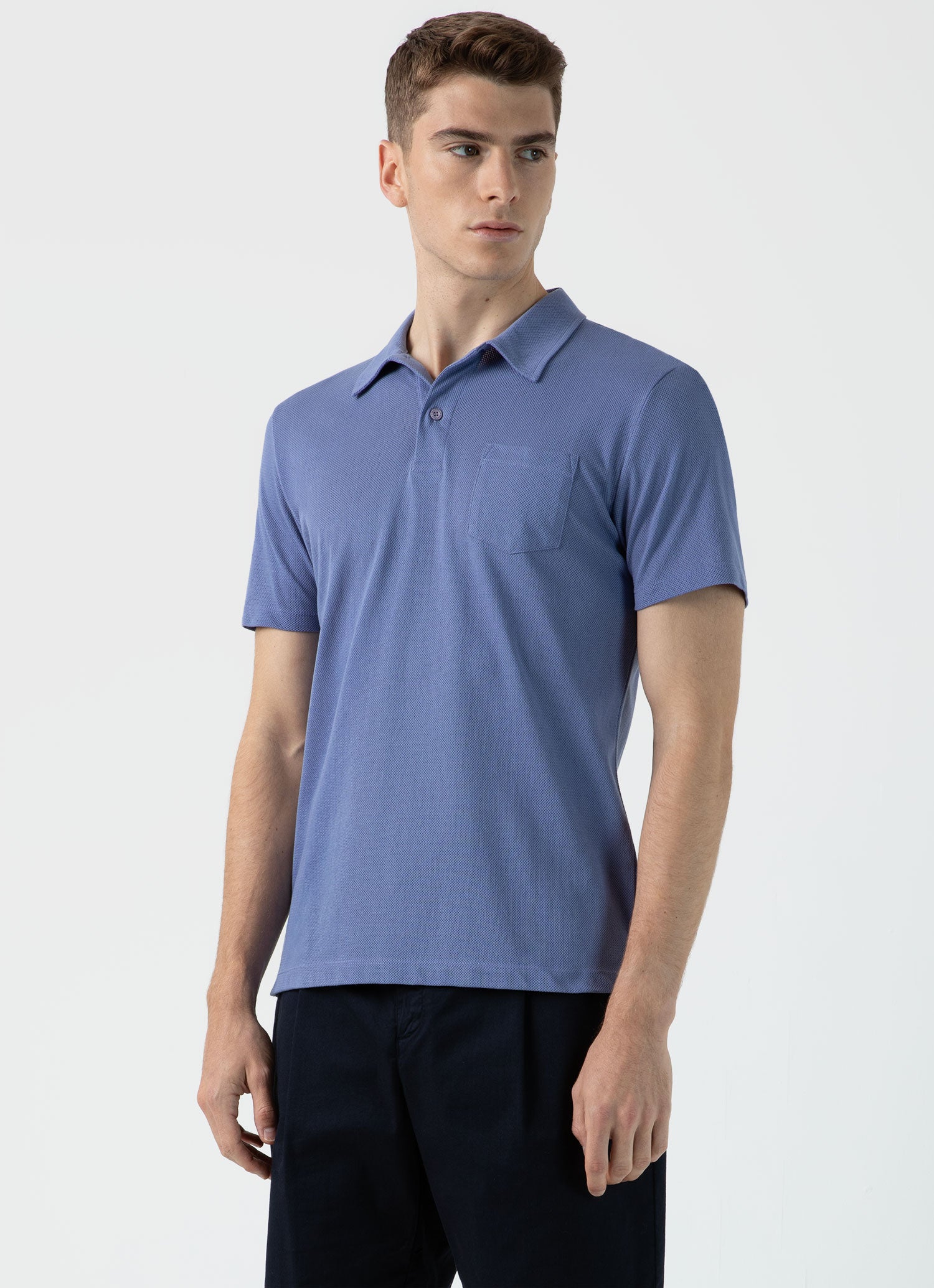 Men's Riviera Polo Shirt in Grape