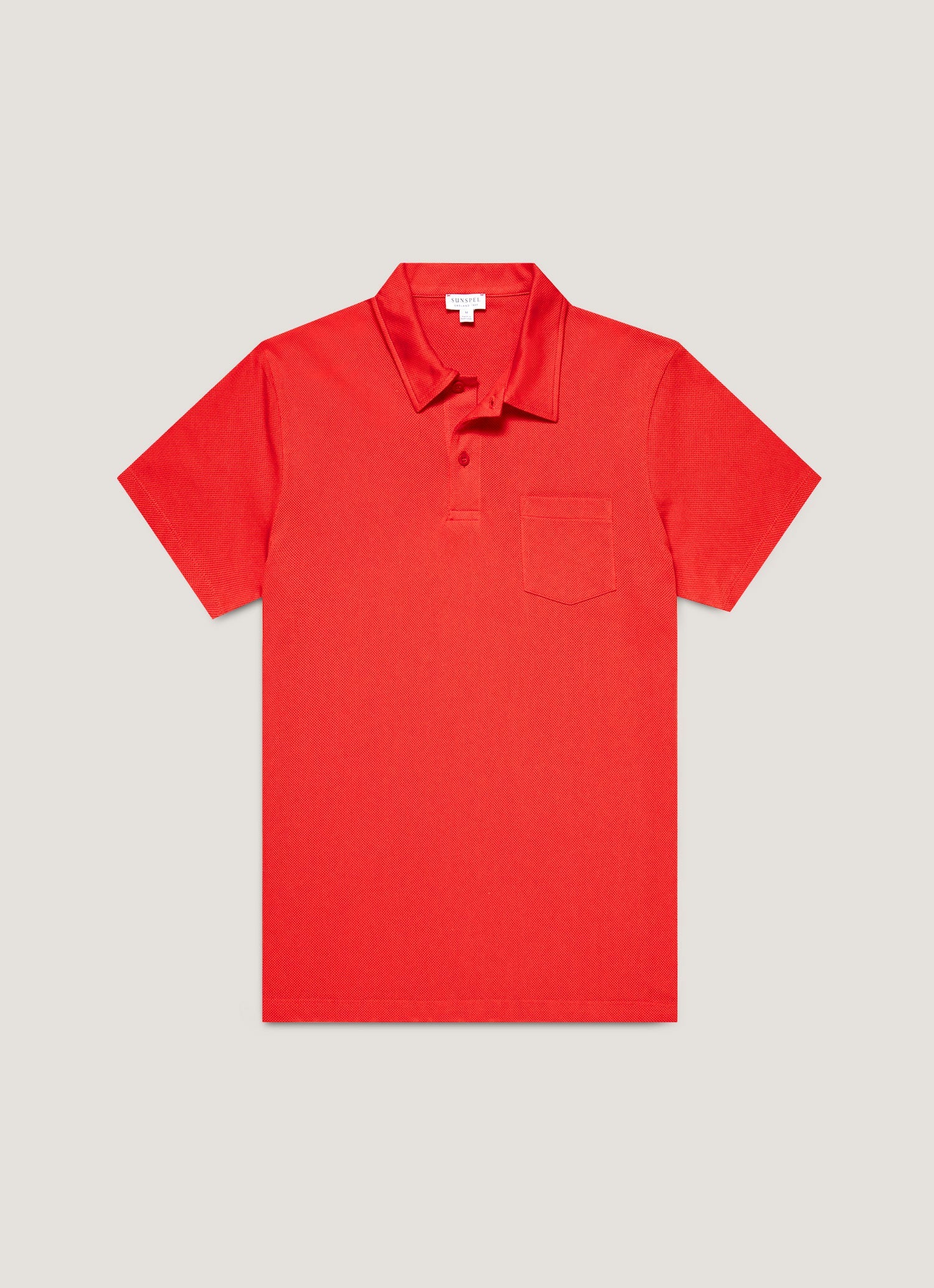 Men's Riviera Polo Shirt in Bright Red