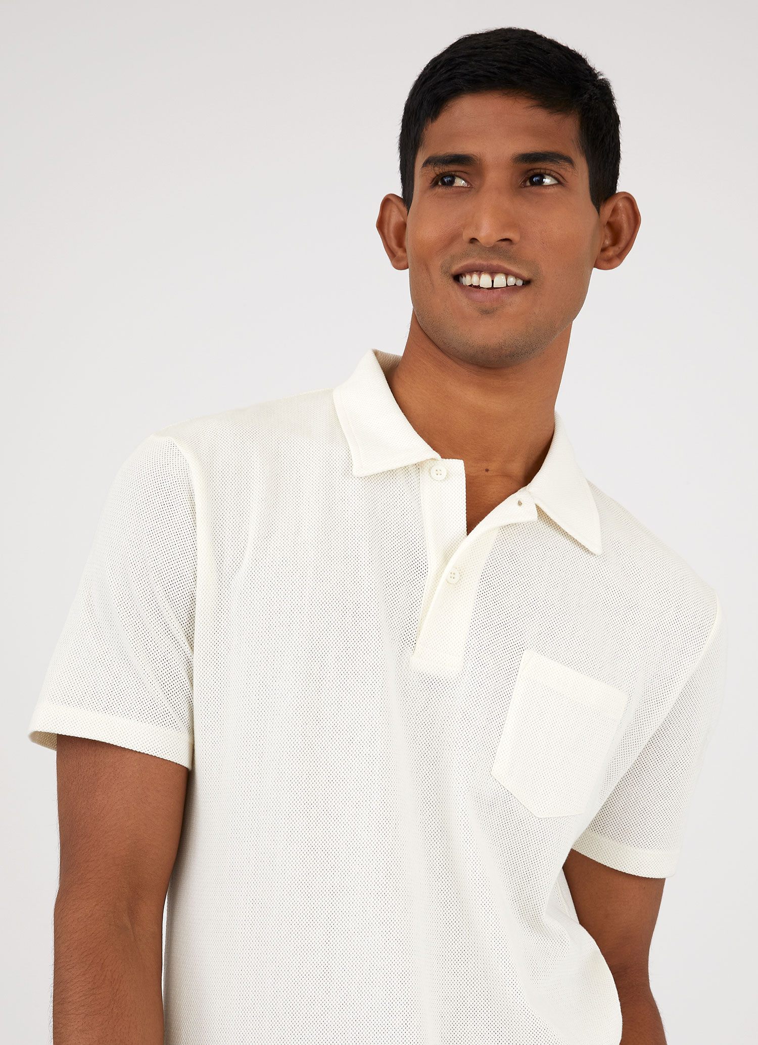 Men's Riviera Polo Shirt in Archive White