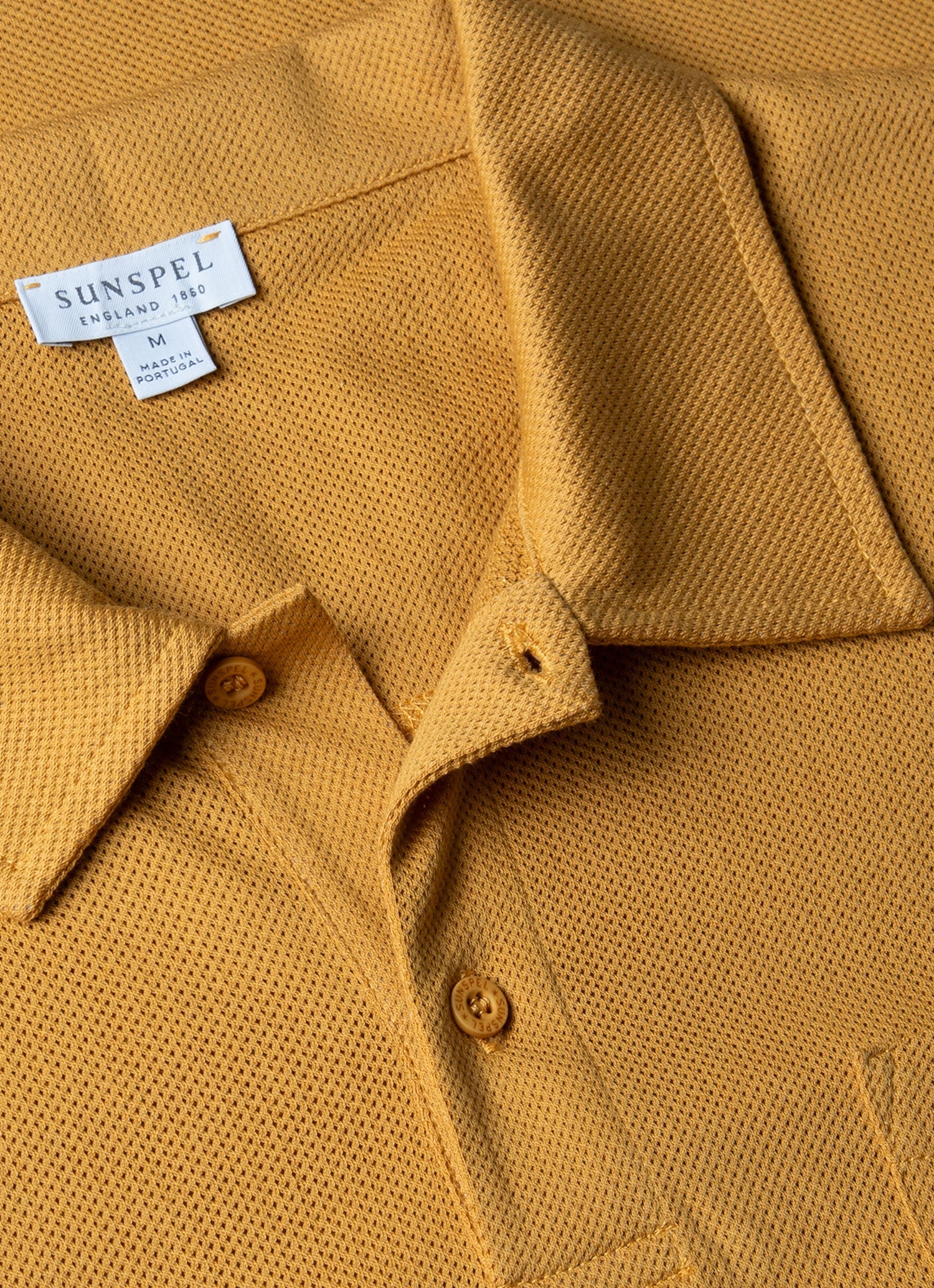 Men's Riviera Polo Shirt in Mustard