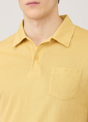Men's Riviera Polo Shirt in Dusty Yellow