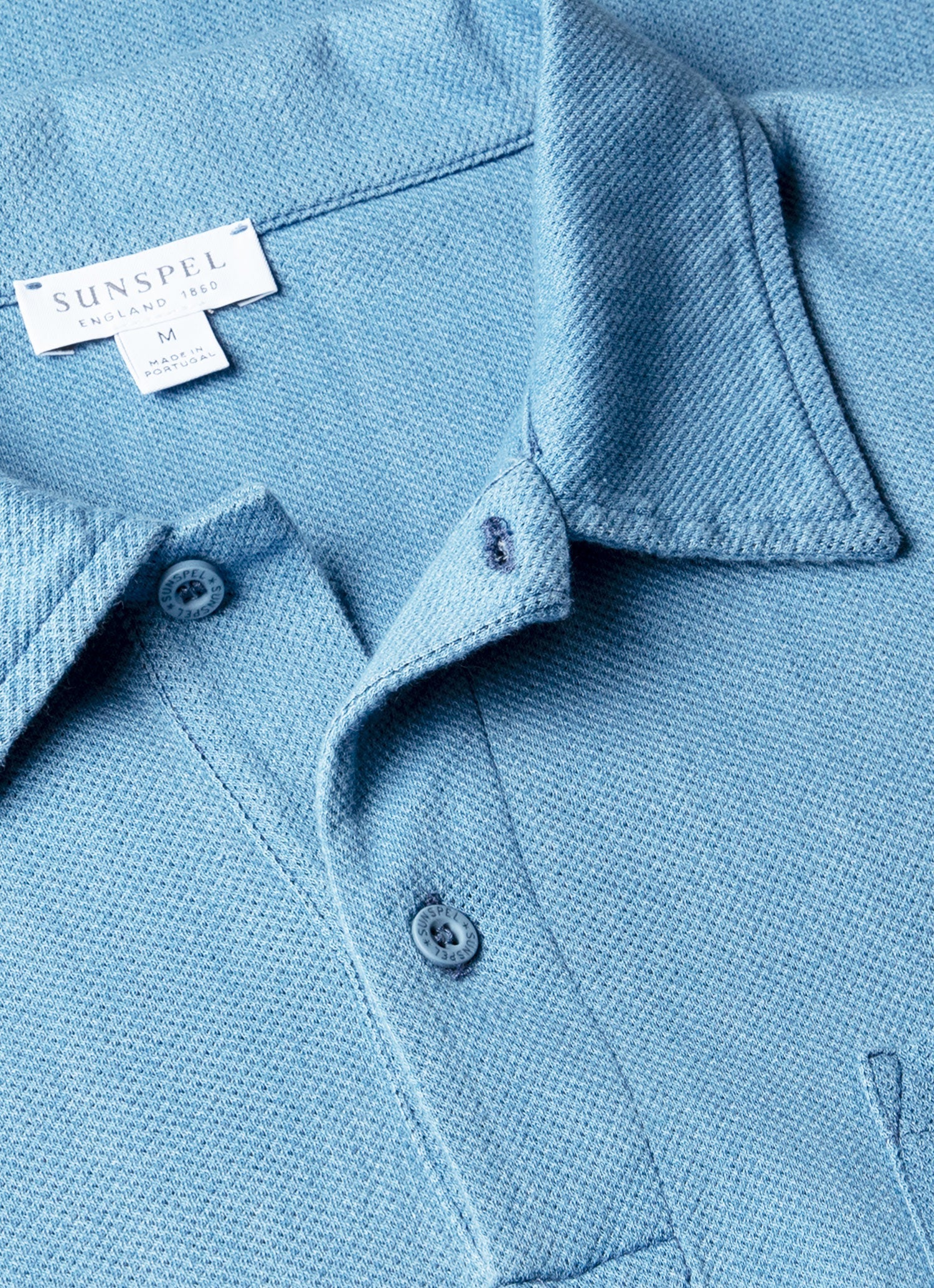 SUNSEA(サンシー ) SNM-BLUE W/E POLO サイズ3 SUNSEA - sunsea – SNM Blue 2 POLO – 3の通販 by たか's shop