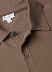 Men's Piqué Polo Shirt in Bark