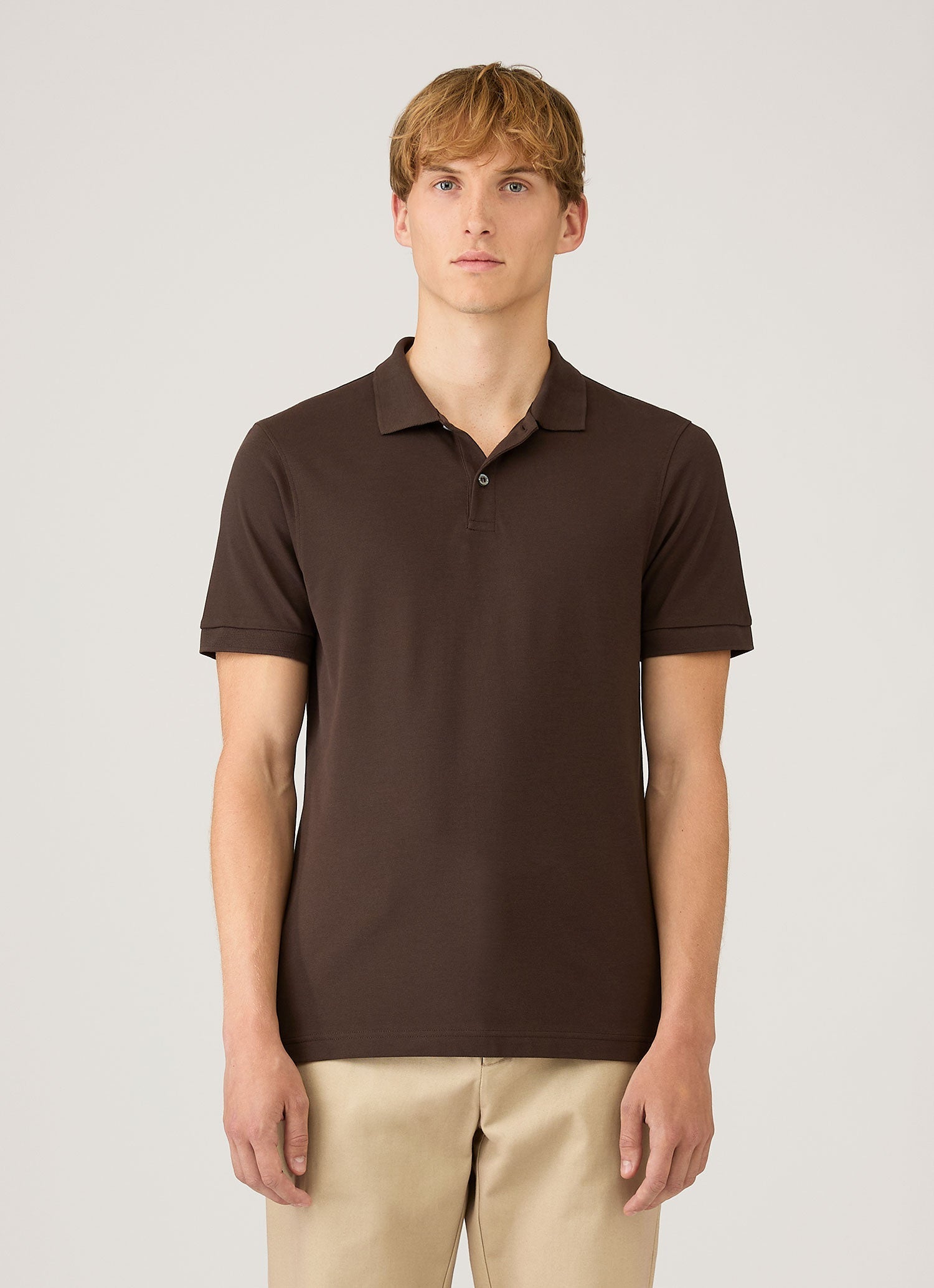 Men's Piqué Polo Shirts | Sunspel