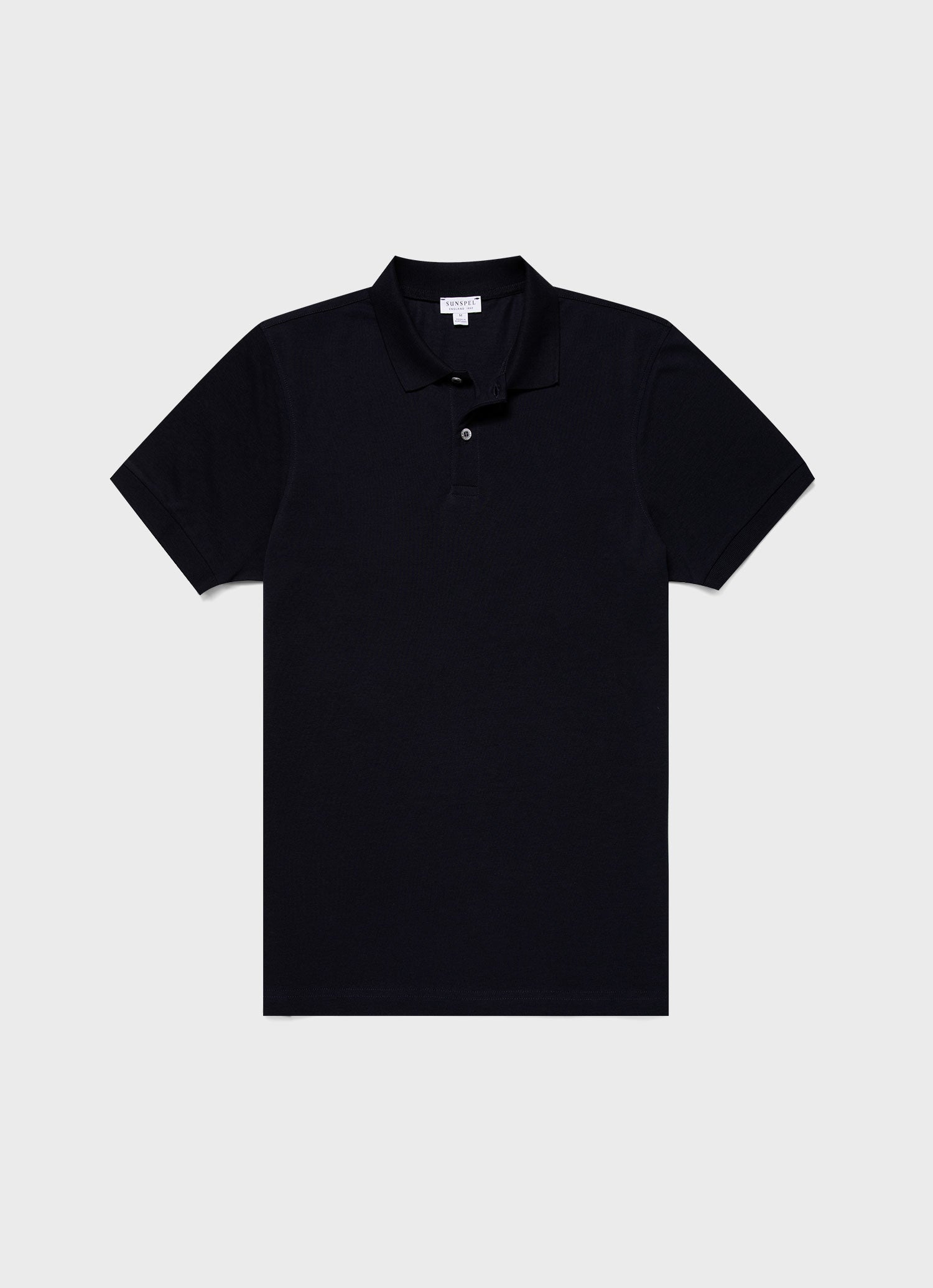 Men's Piqué Polo Shirt in Midnight Navy