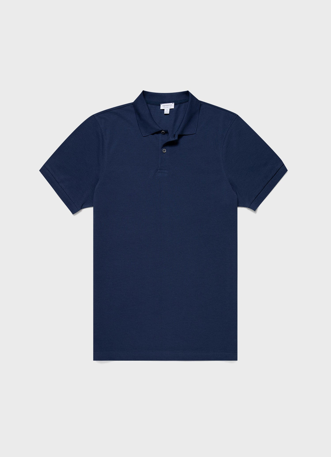 Men's Piqué Polo Shirt in Ink Blue