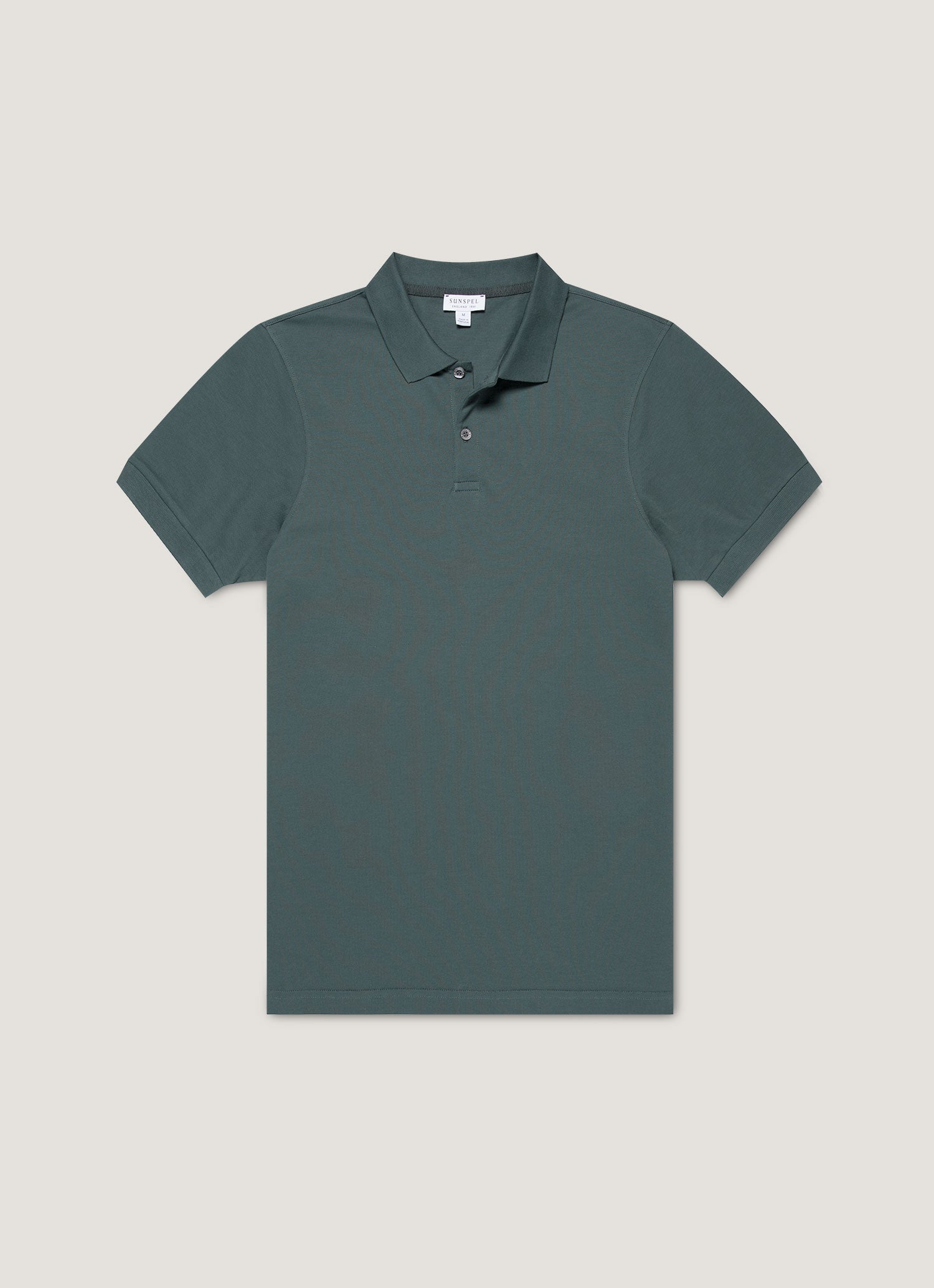 Men's Piqué Polo Shirt in Dark Petrol