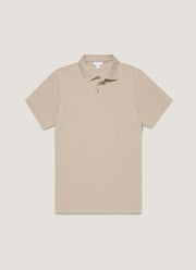 Men's Piqué Polo Shirt in Fog
