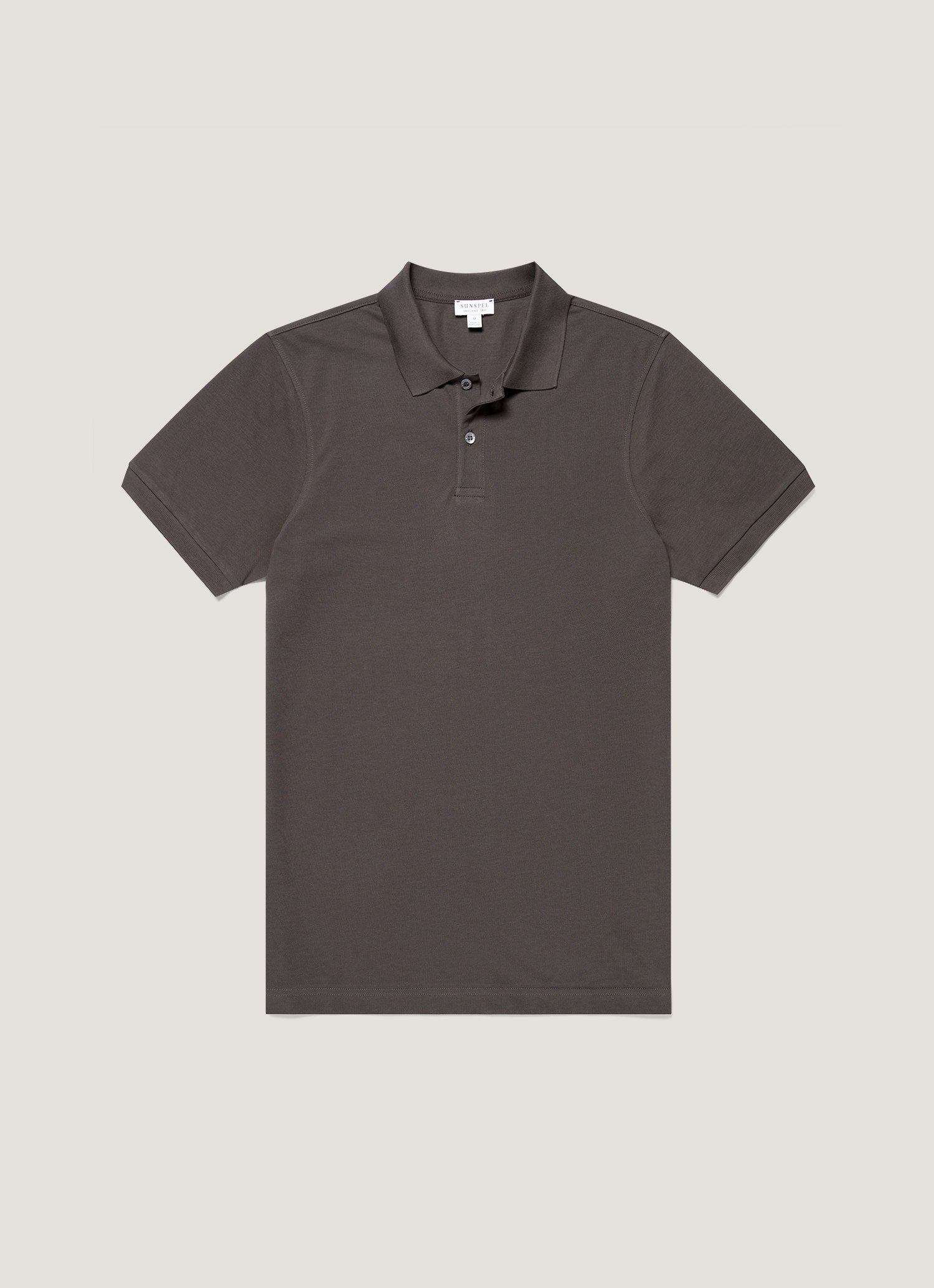 トップス NEIGHBORHOOD PIQUE LINE POLOSHIRT SS M Men's Piqué Polo Shirt in Anthracite | Sunspel