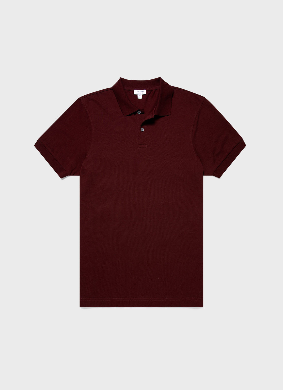 Men's Piqué Polo Shirt in Port