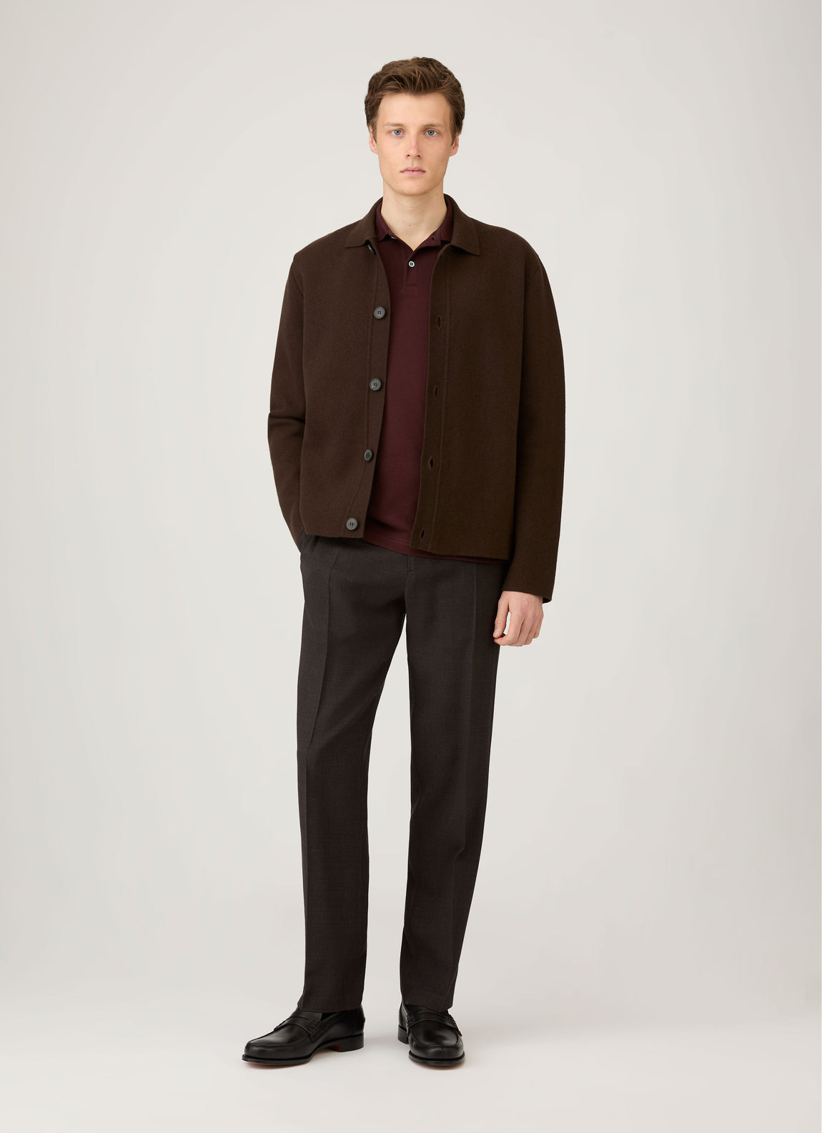 Men's Piqué Polo Shirt in Bakelite