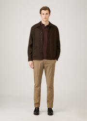 Men's Long Sleeve Riviera Polo Shirt in Bakelite