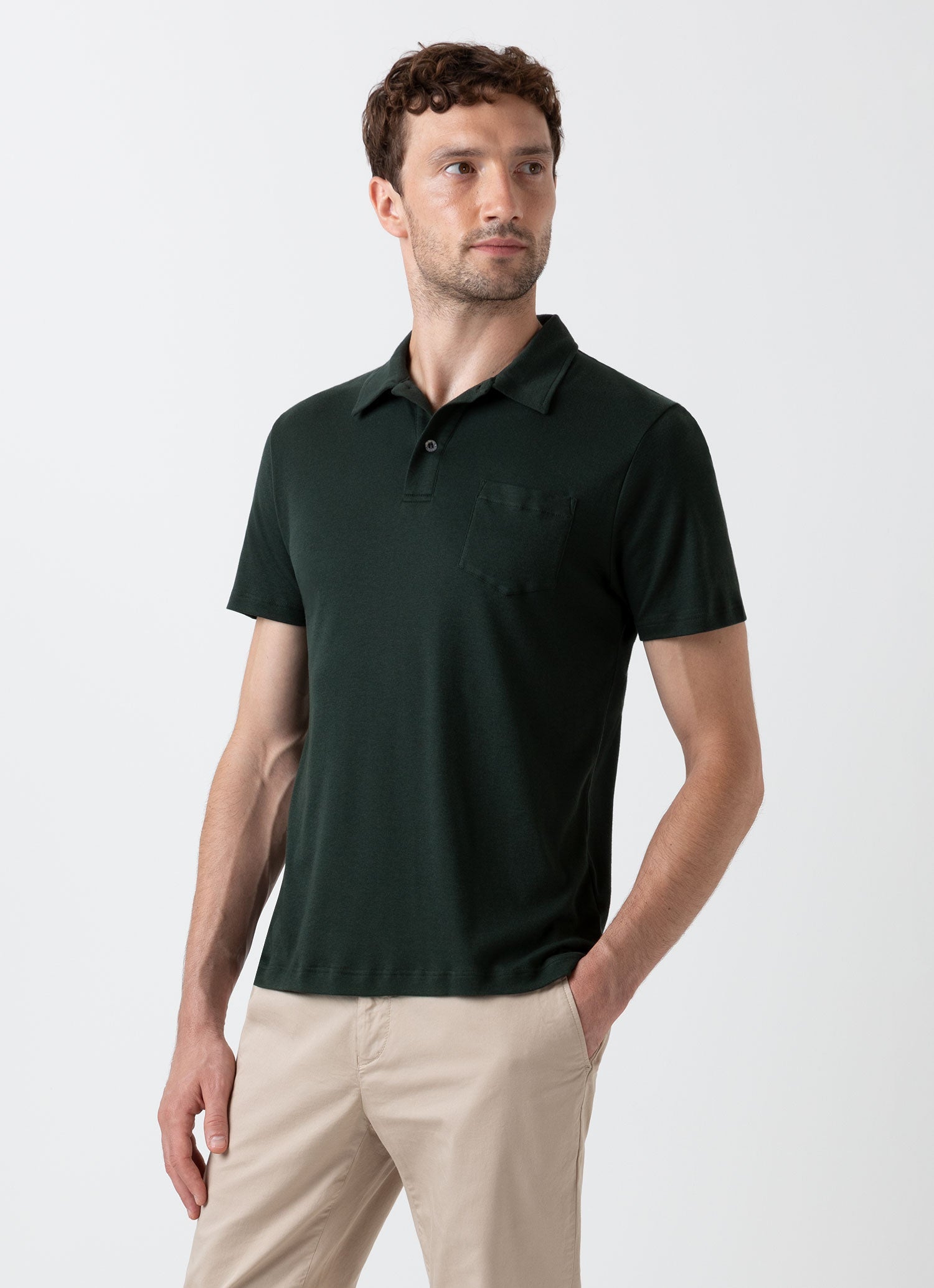 Men's Knitted Polo Shirts | Sunspel