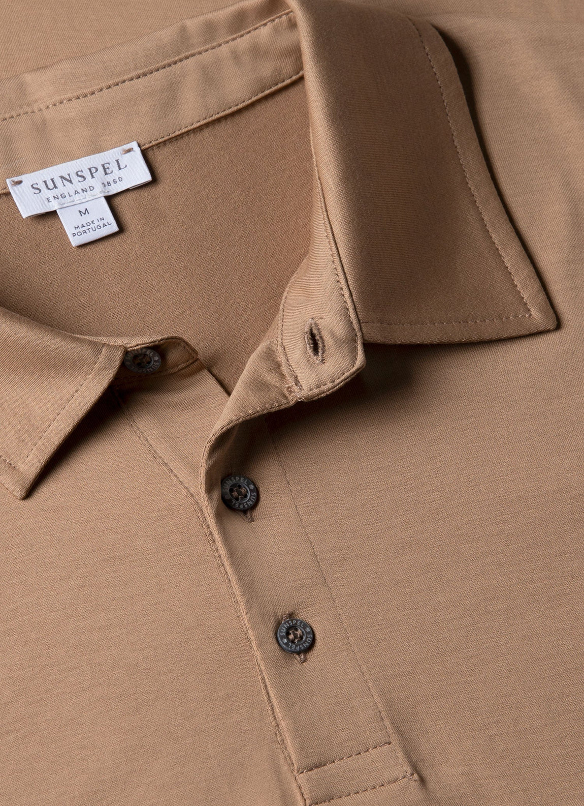 Men's Classic Jersey Polo Shirt in Dune