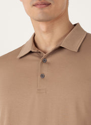 Men's Classic Jersey Polo Shirt in Dune