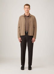 Men's Classic Jersey Polo Shirt in Bark