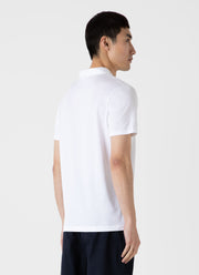 Men's Jersey Classic Polo Shirt in White