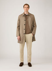 Men's Heavyweight Rugby Polo Shirt in Dark Cedar