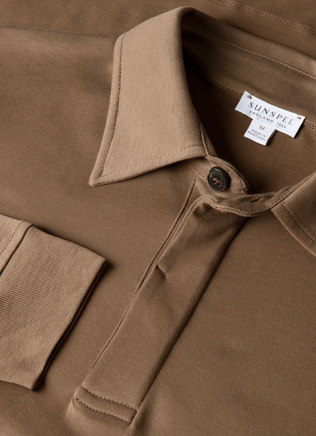 Men's Heavyweight Rugby Polo Shirt in Dark Cedar