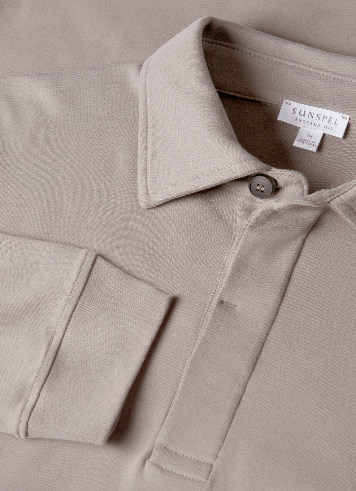 Men's Heavyweight Rugby Polo Shirt in Iron Grey