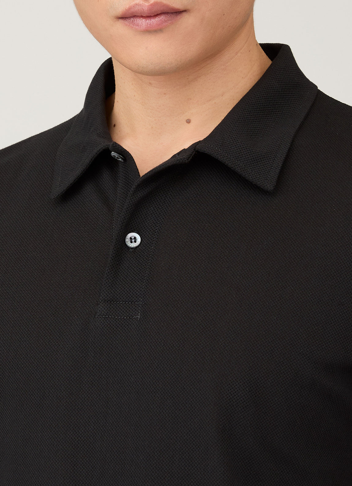 Men's Regular Fit Riviera Polo Shirt in Black