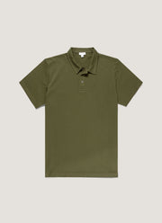 Men's Regular Fit Riviera Polo Shirt in Deep Olive