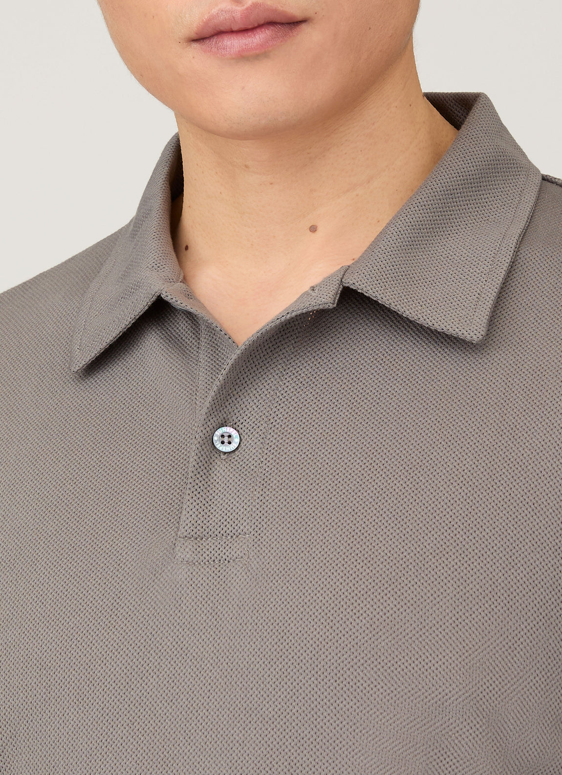 Men's Regular Fit Riviera Polo Shirt in Iron Grey