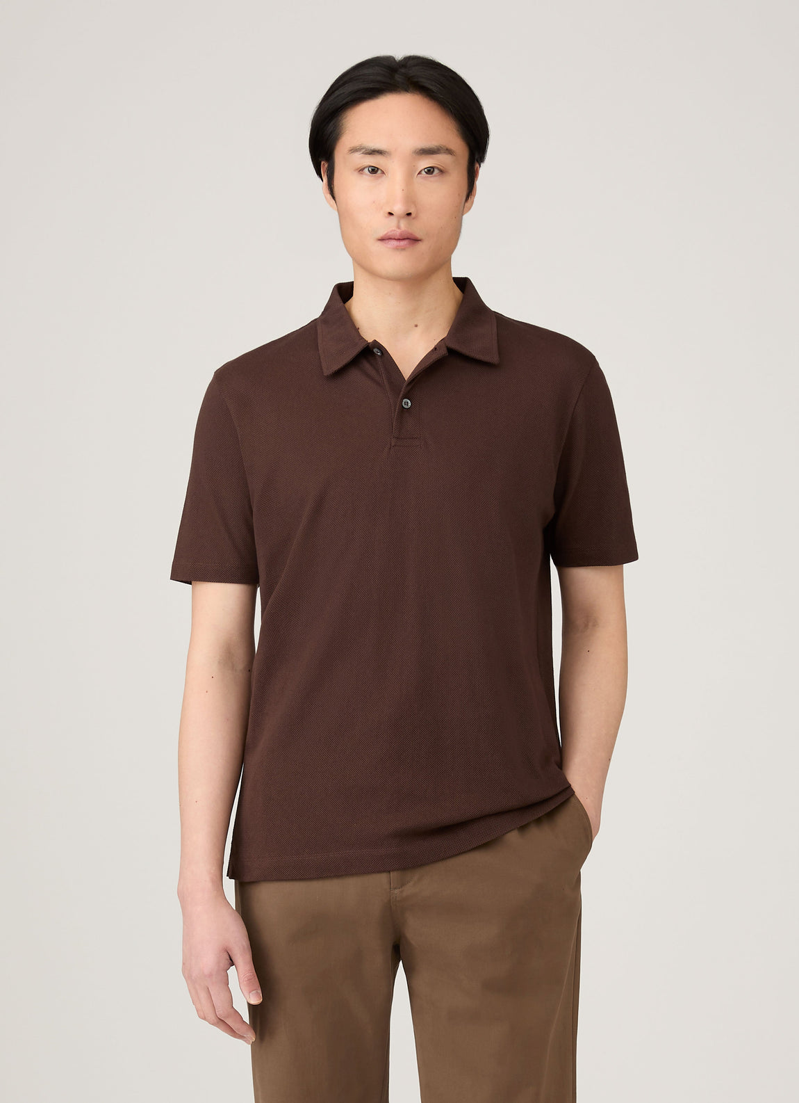 Men's Regular Fit Riviera Polo Shirt in Bakelite