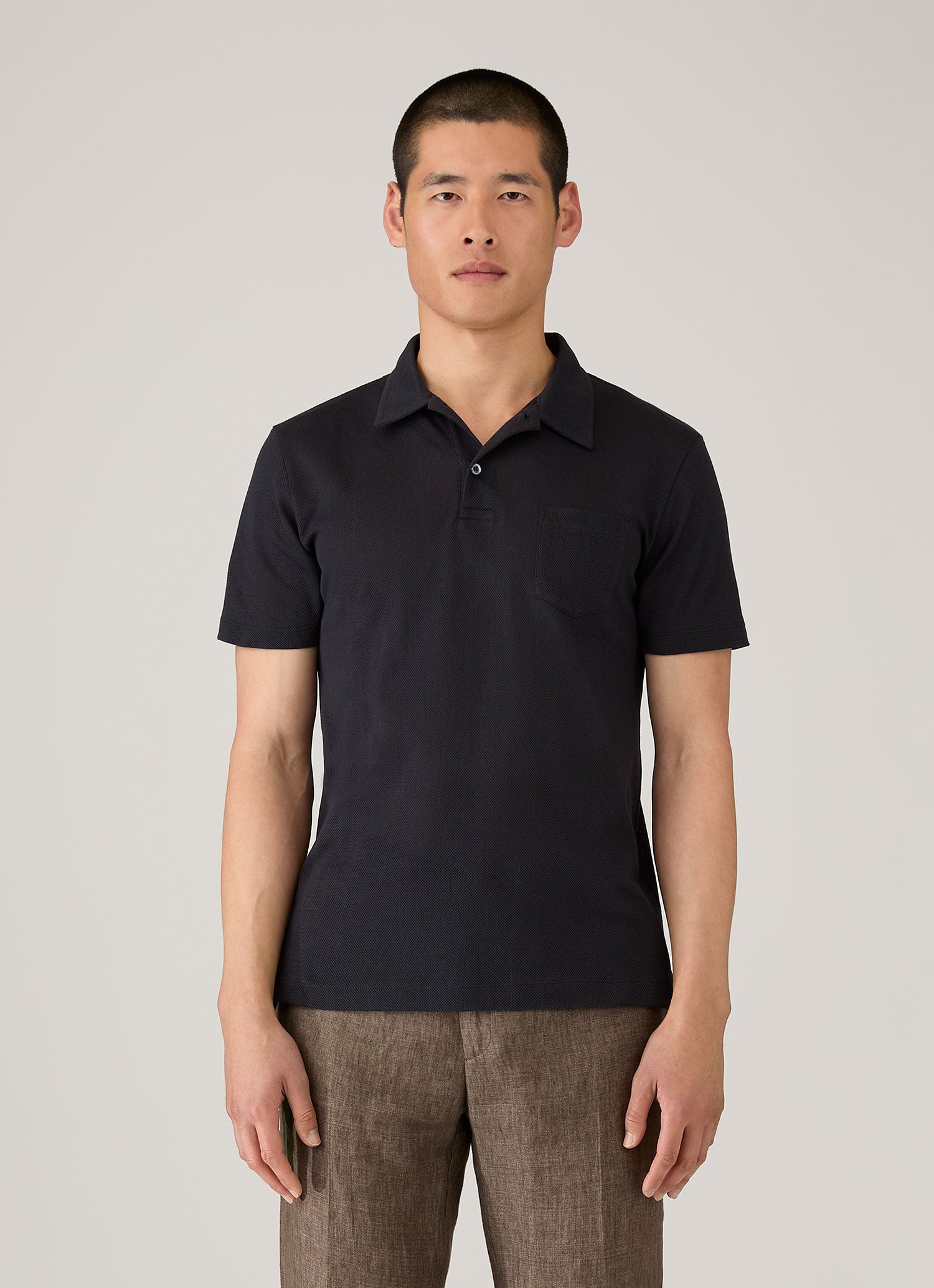 トップス WIND AND SEA SEA Dry Kando Polo Shirt Men's Sea Island Cotton Polo Shirts | Sunspel