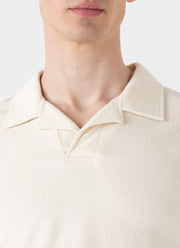 Men's Undyed Towelling Polo Shirt in Undyed