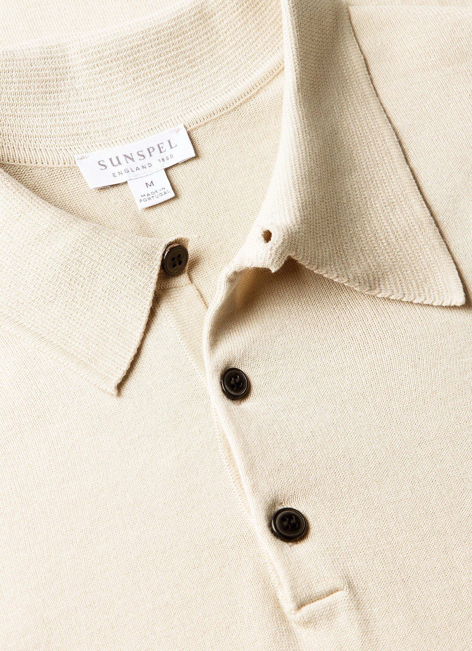 トップス BATONER 32G SMOOTH KNIT POLO BEIGE Essential 32G SMOOTH KNIT POLO SHORT SLEEVE - BATONER｜ONLINE STORE