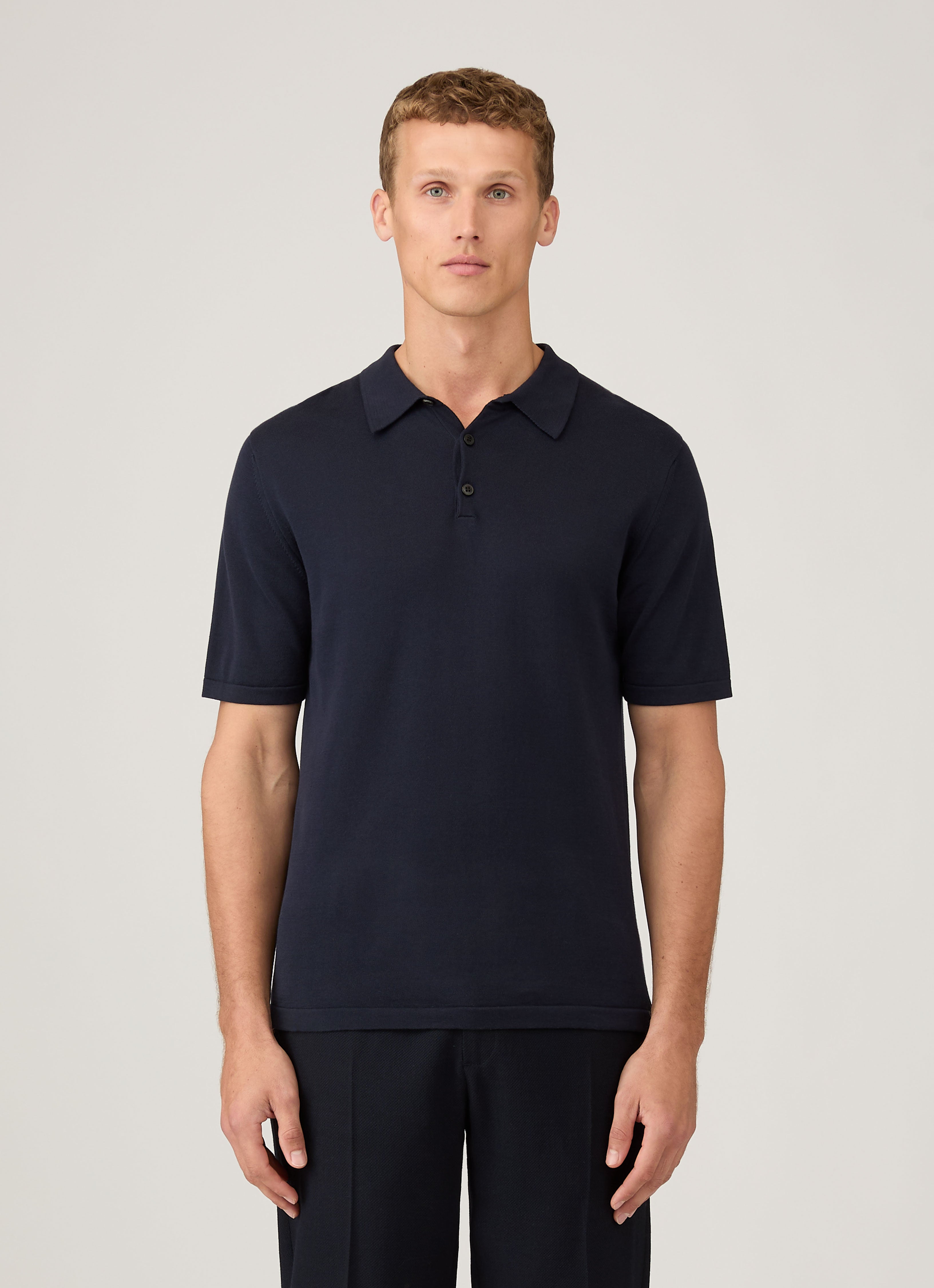 SUNSEA(サンシー ) SNM-BLUE W/E POLO サイズ3 624Wx724H-6966-DawnBlue-0-