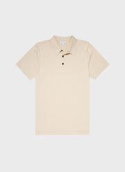 Men's Sea Island Cotton Polo Shirt in Undyed