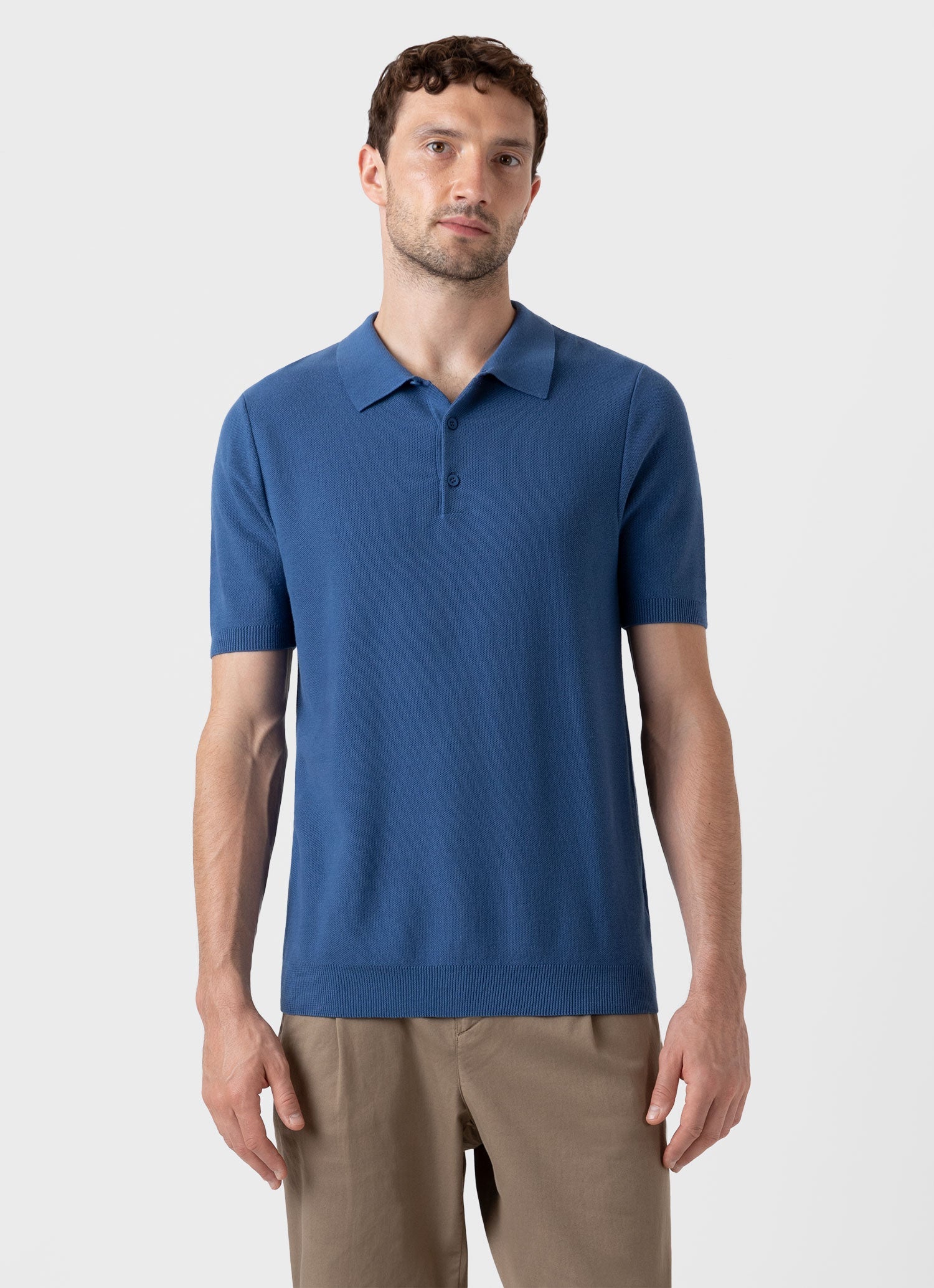 Knit Polo Shirt